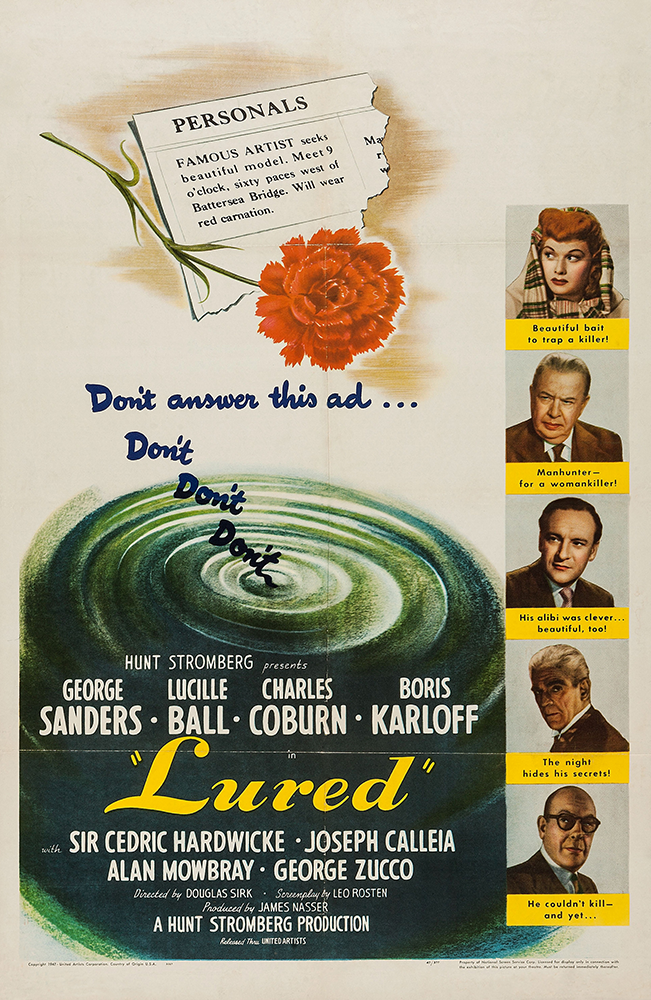 LURED 1947 LURED 4.00 ONESMEDIA FILMS