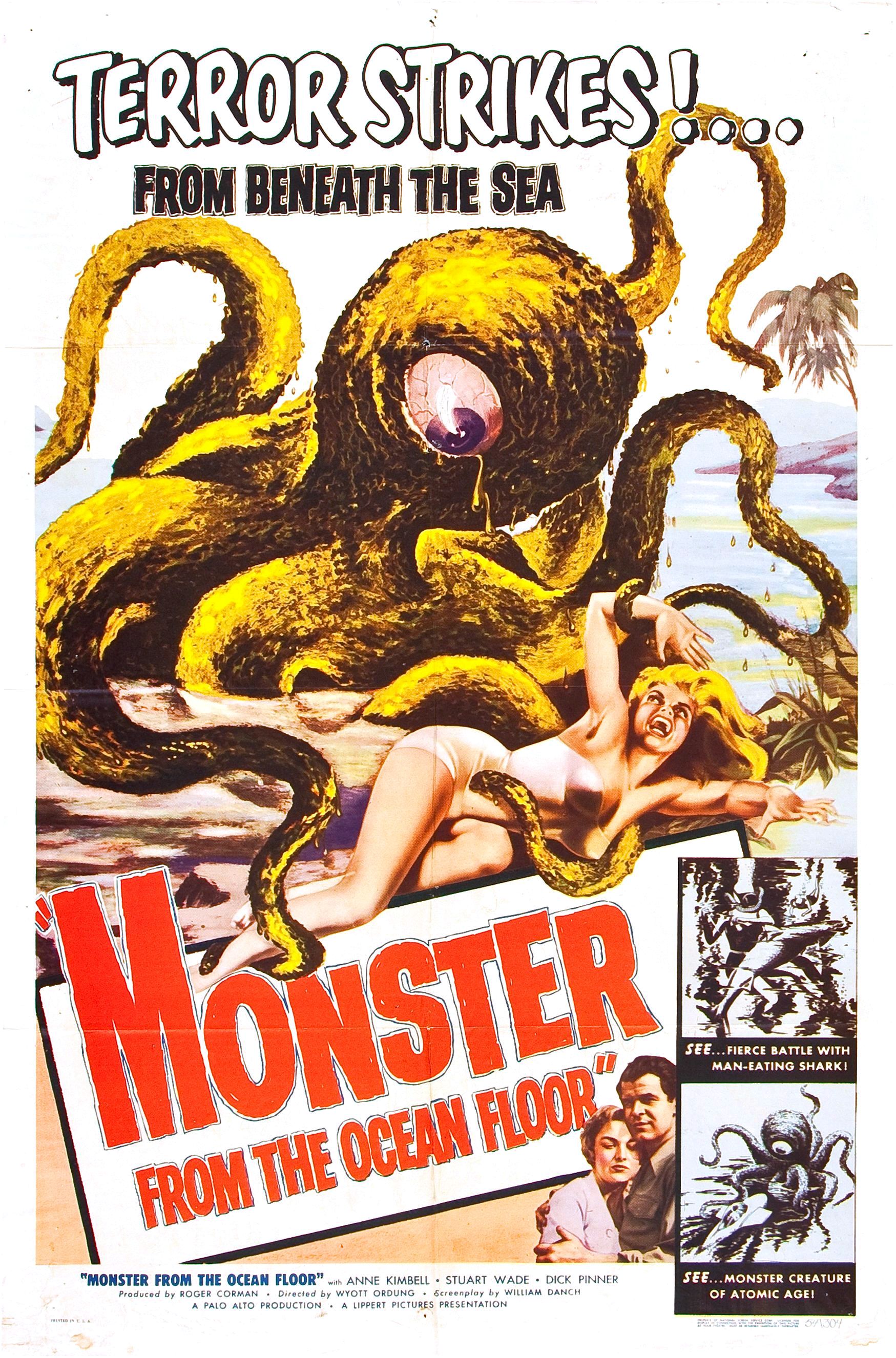MONSTER FROM THE OCEAN FLOOR (1954)