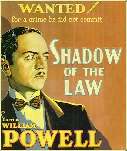 SHADOW OF THE LAW (1930)