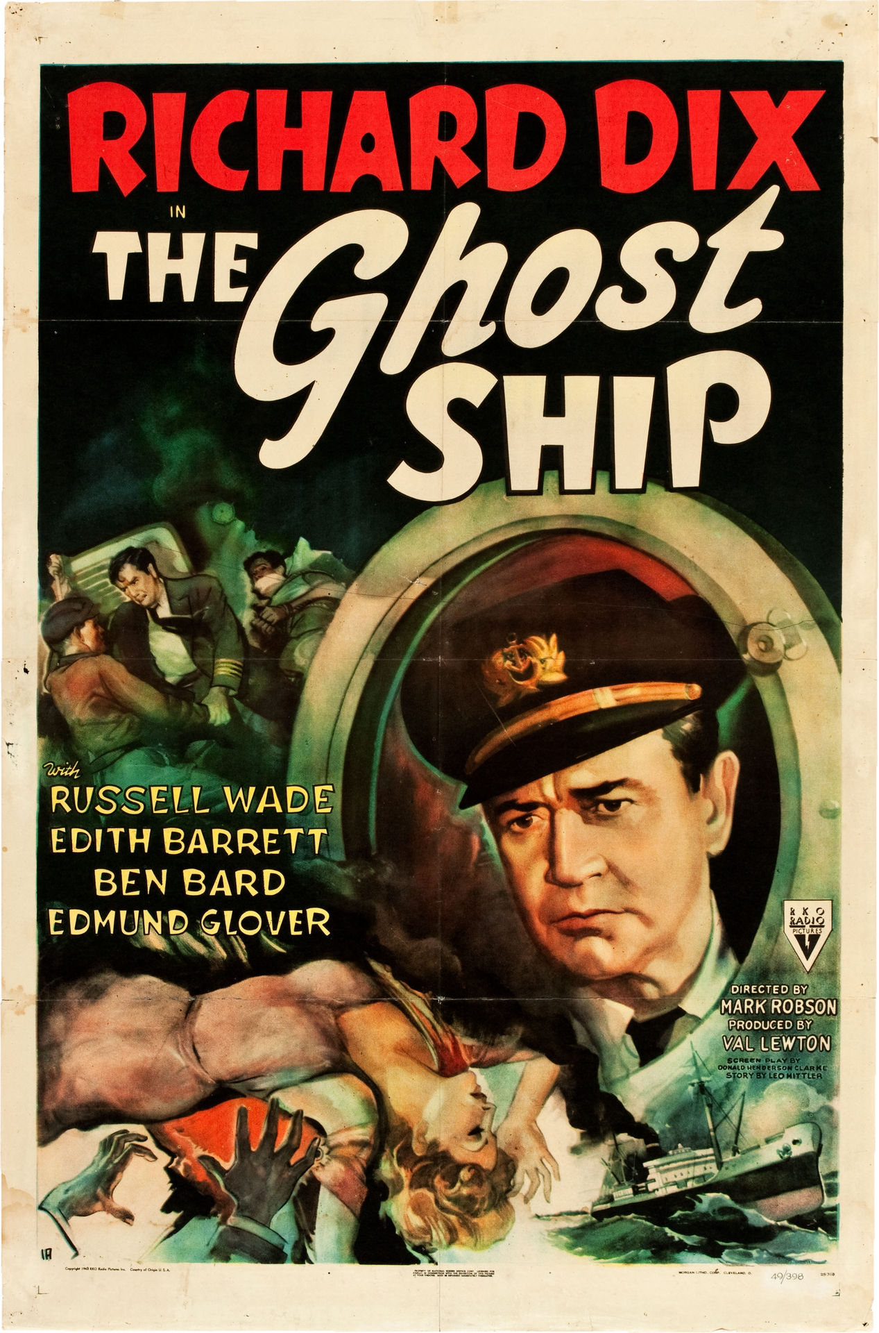 THE GHOST SHIP (1943) - Click Image to Close