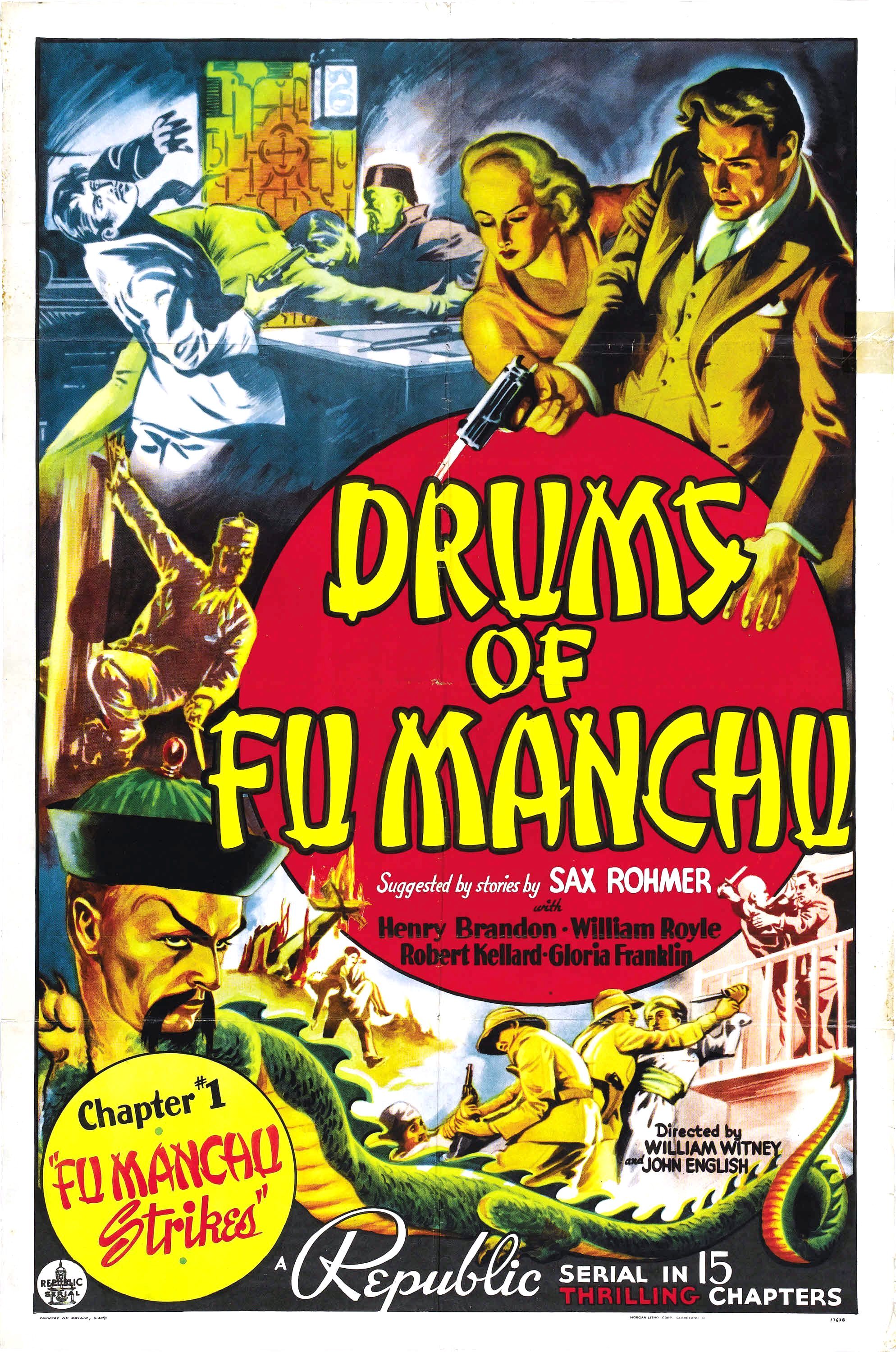 DRUMS OF FU MANCHU (1940) (2 DVD)