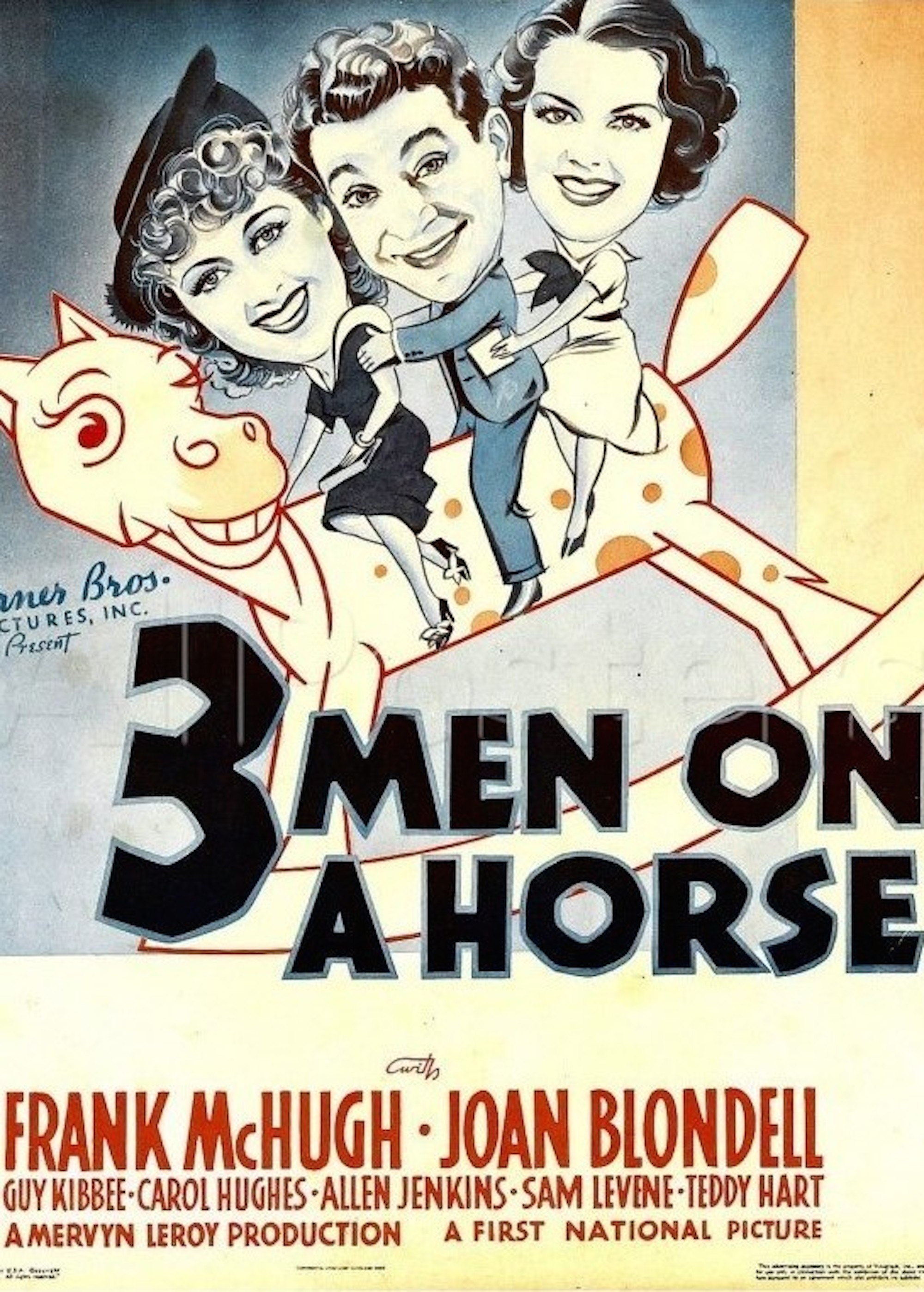 3 MEN ON A HORSE (1936)