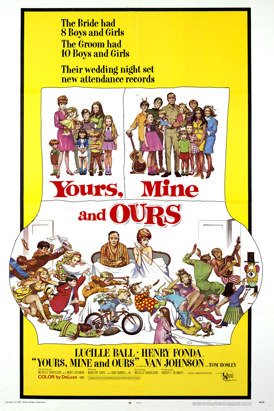 YOURS, MINE AND OURS (1968)
