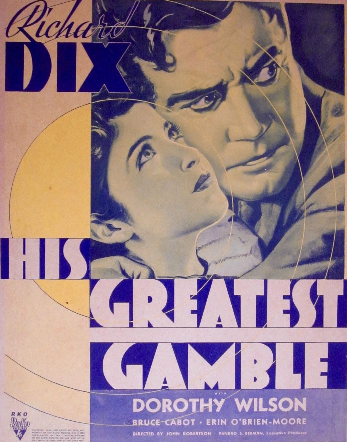 HIS GREATEST GAMBLE (1934)