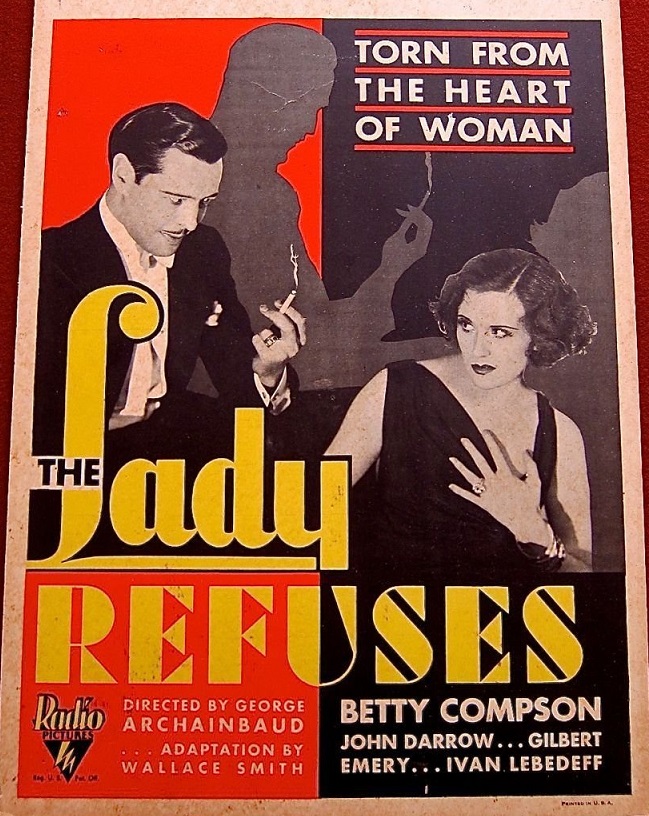 THE LADY REFUSES (1931)
