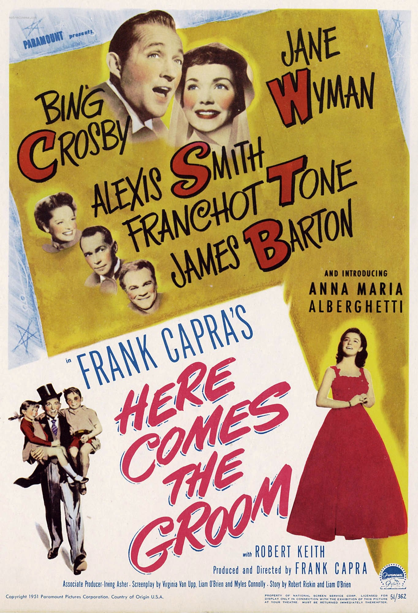 HERE COMES THE GROOM (1951)