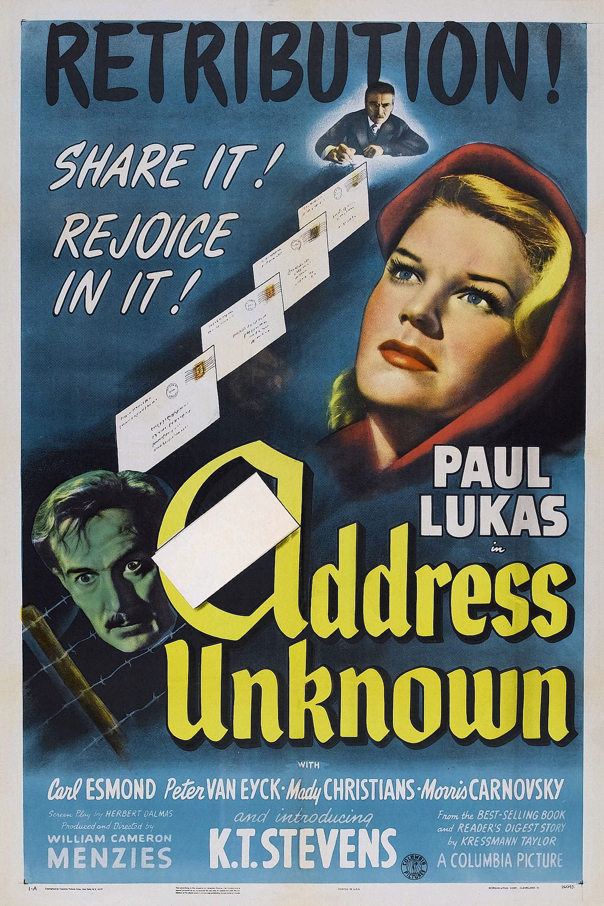 ADDRESS UNKNOW (1944)