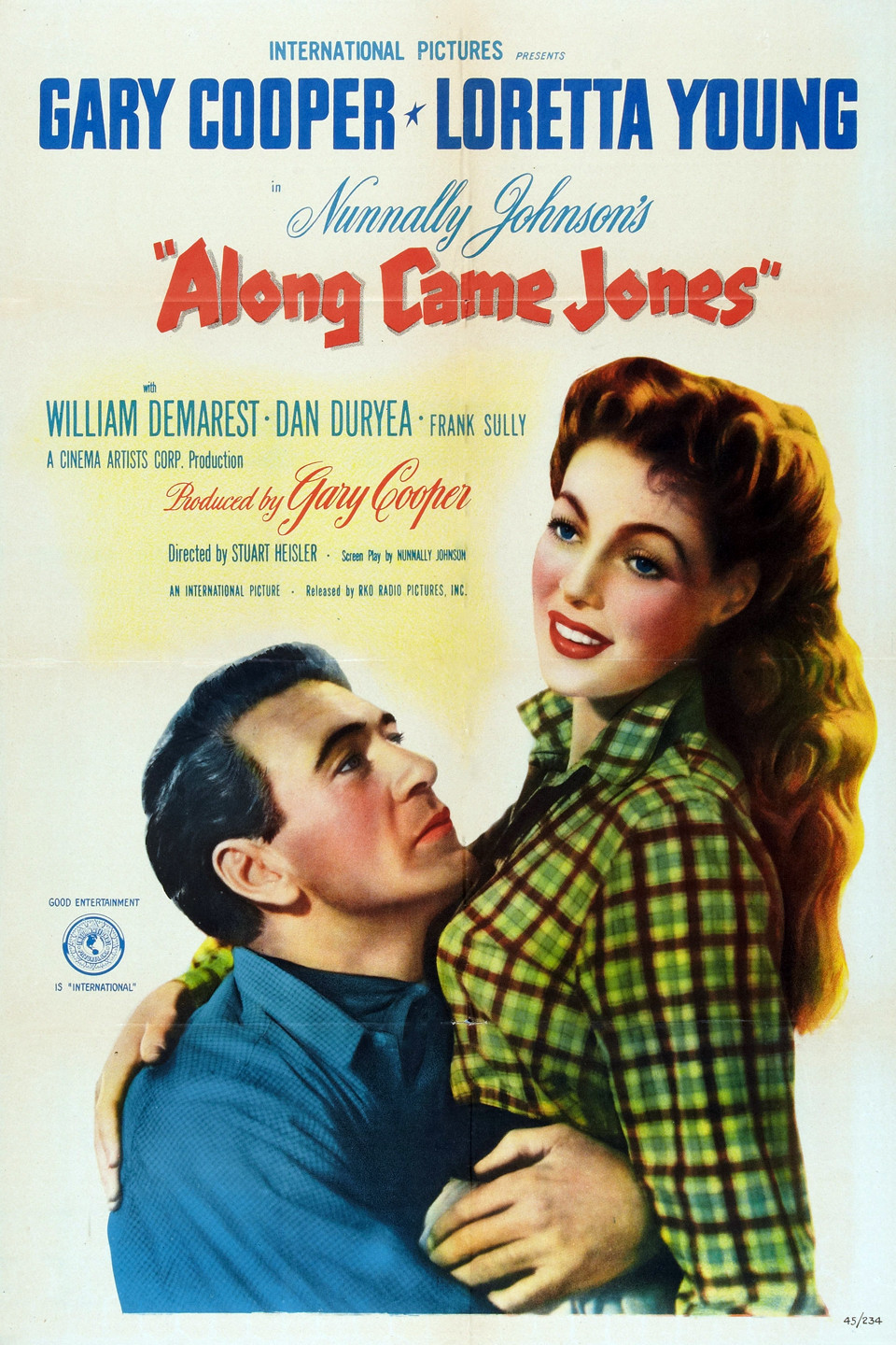 ALONG CAME JONES (1945)