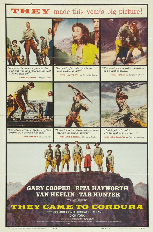 THEY CAME TO CORDURA (1959)