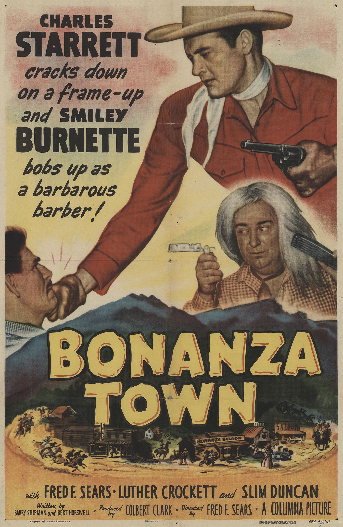 BONANZA TOWN (1951)
