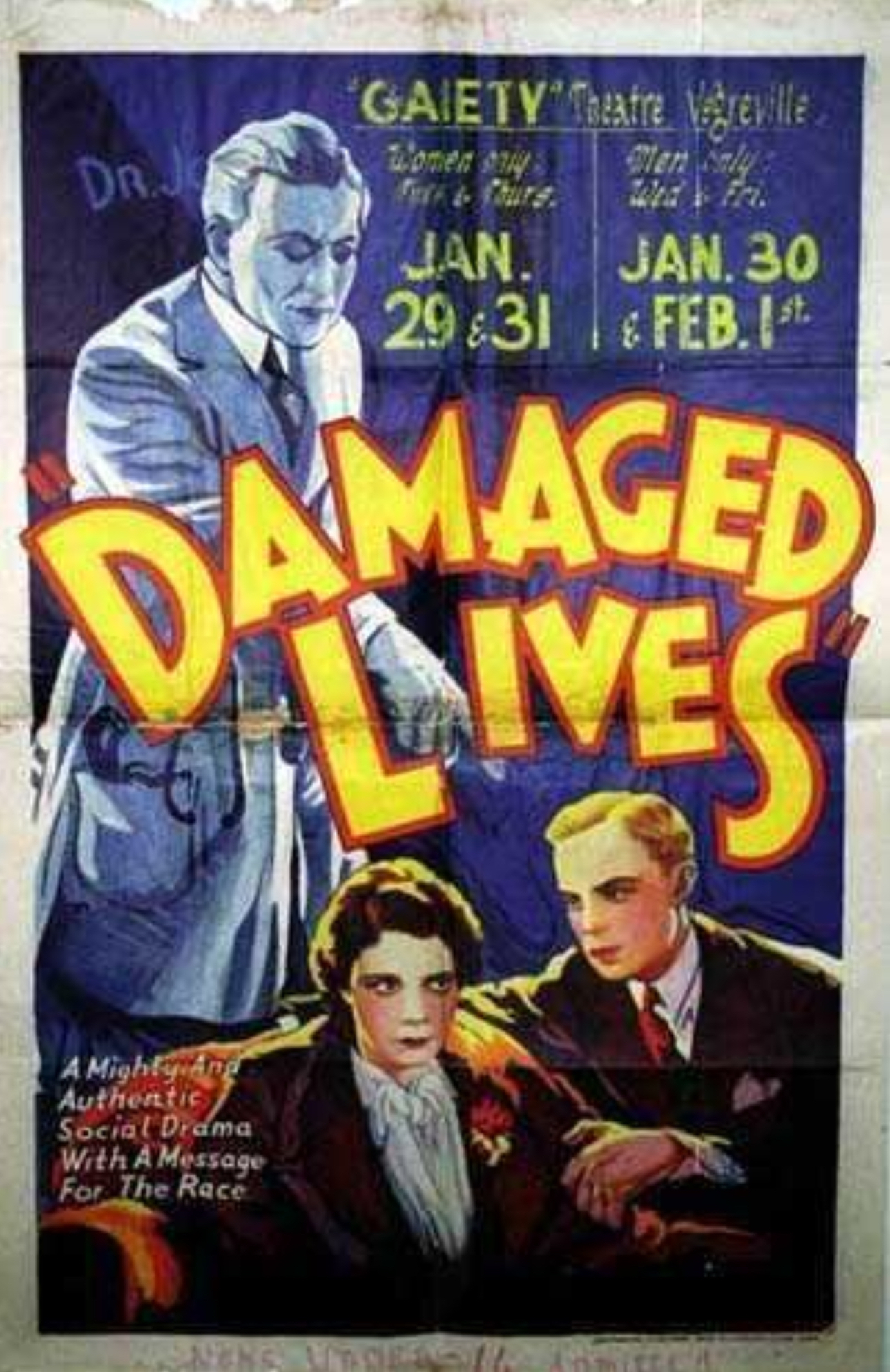 DAMAGED LIVES (1933) - Click Image to Close