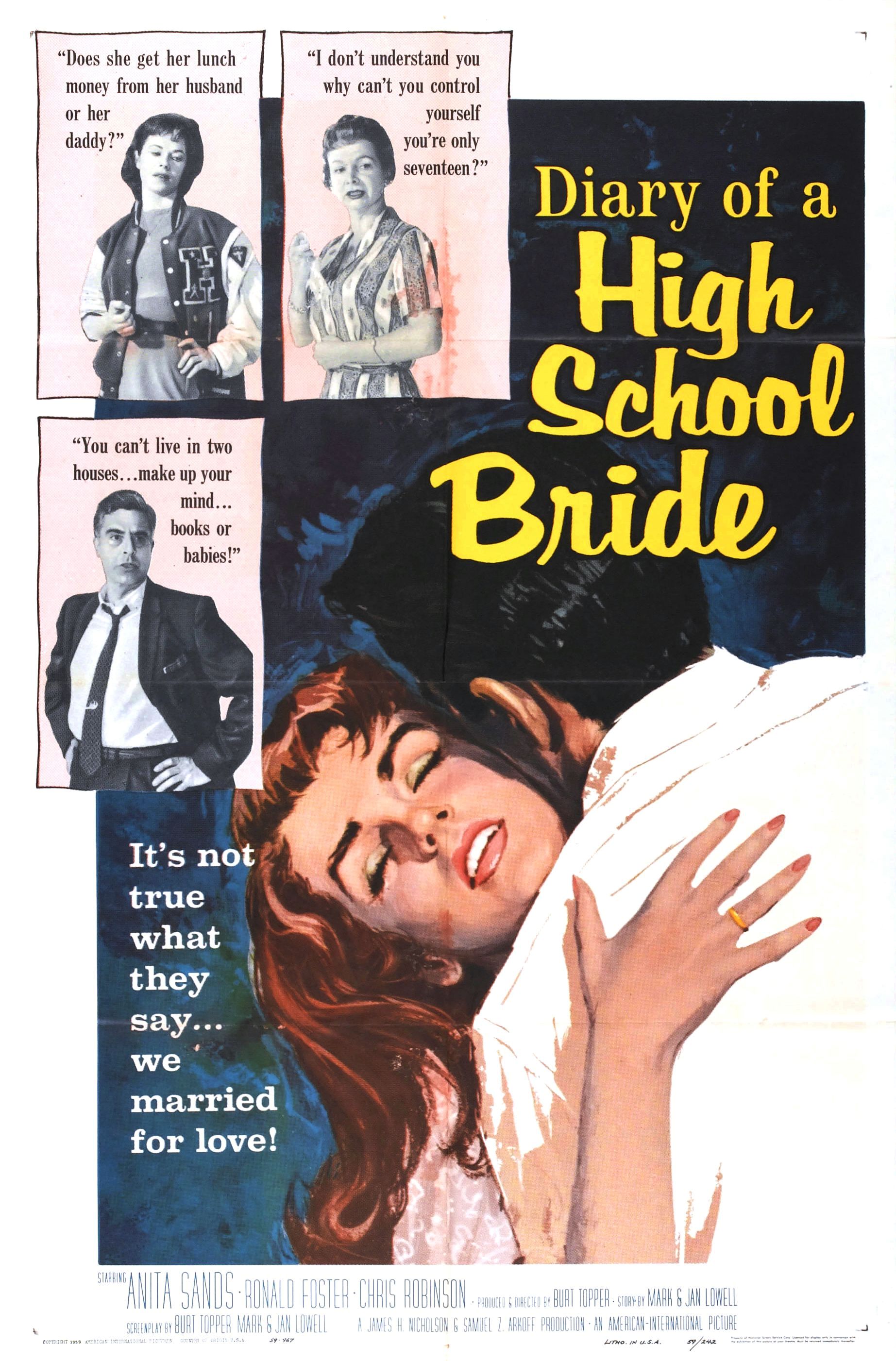 THE DIARY OF A HIGH SCHOOL BRIDE (1959)