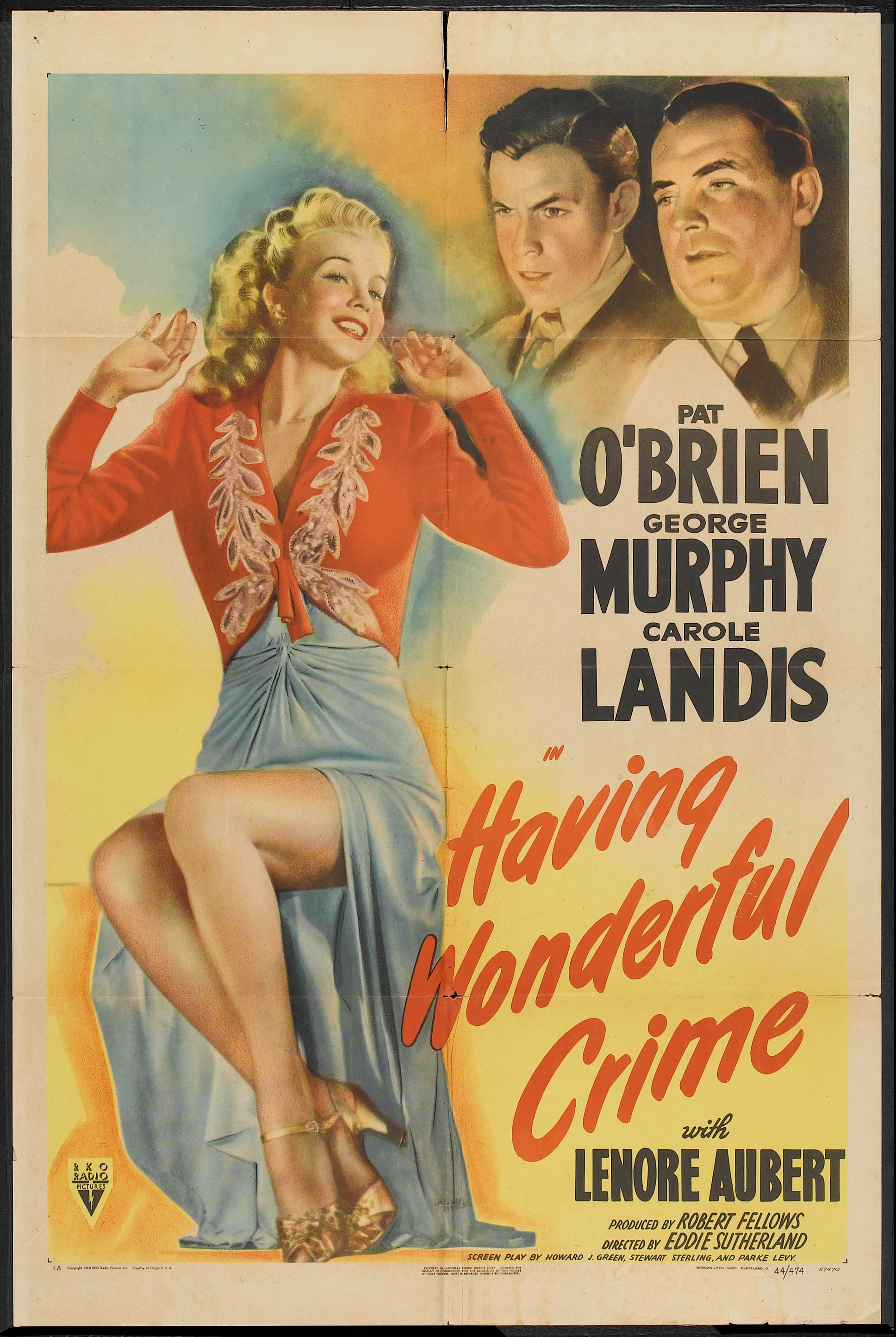 HAVING A WONDERFUL CRIME (1945) - Click Image to Close