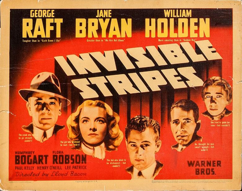INVISIBLE STRIPES (1939) - Click Image to Close