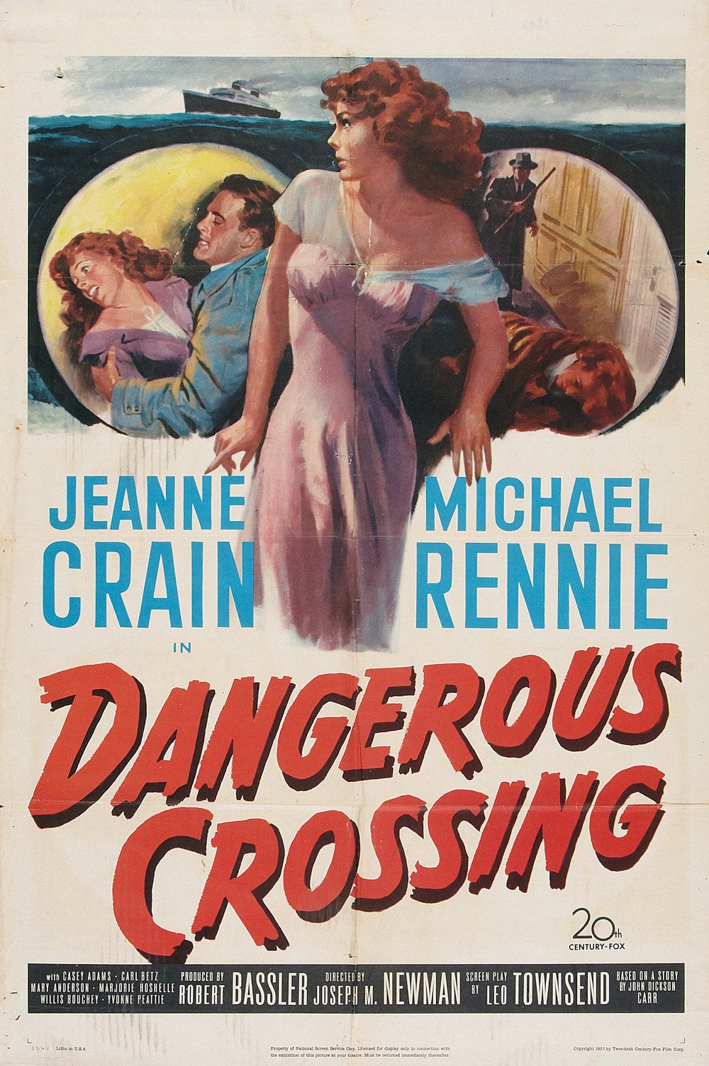 DANGEROUS CROSSING (1953) - Click Image to Close