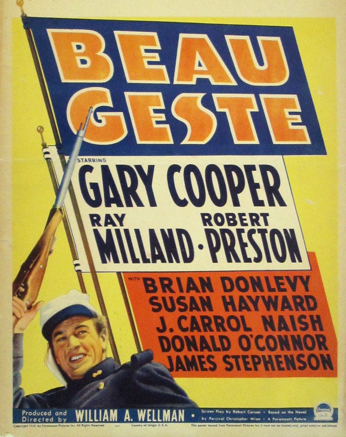 BEAU GESTE (1939)