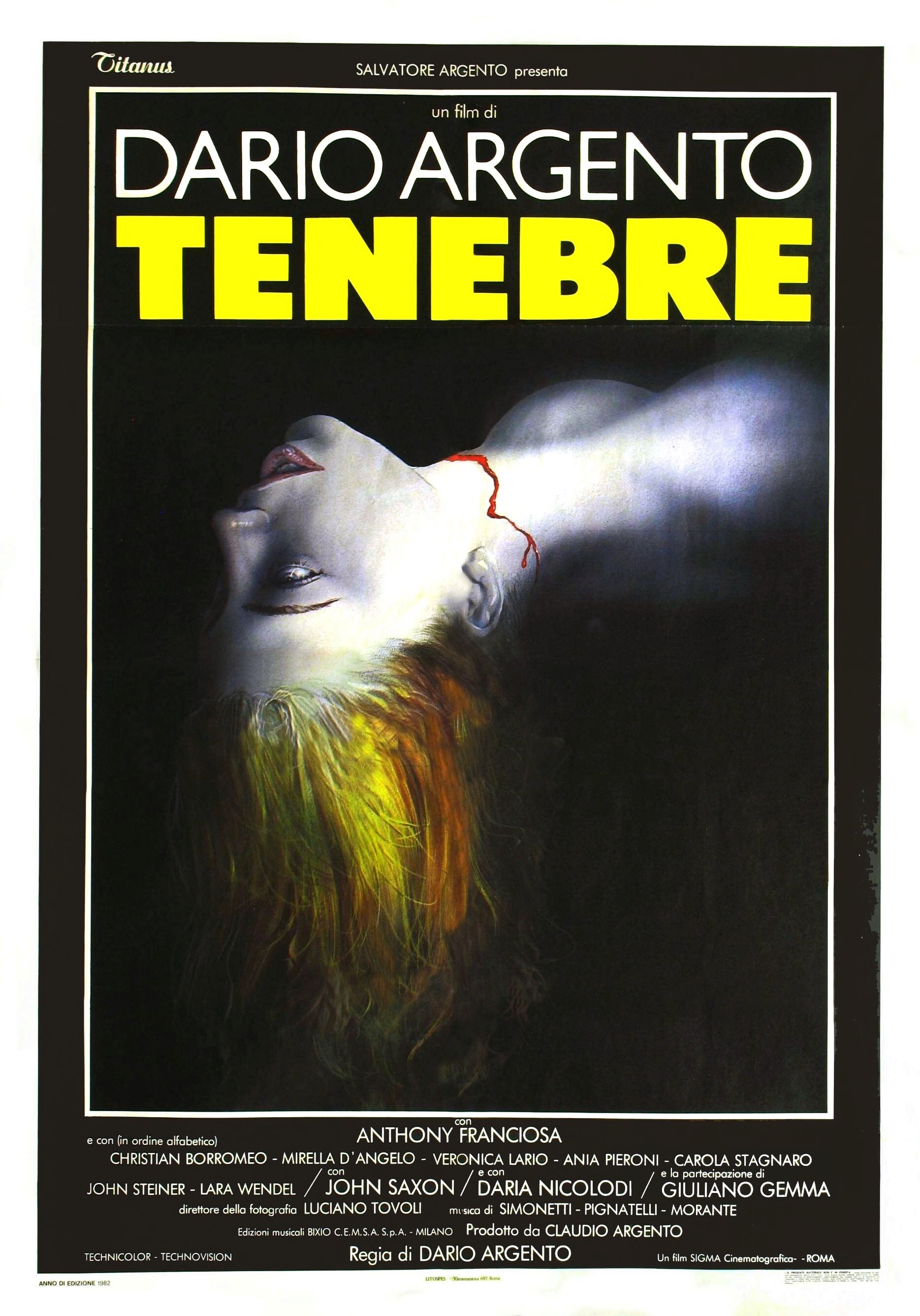 TENEBRAE Original title: Tenebre (1982)