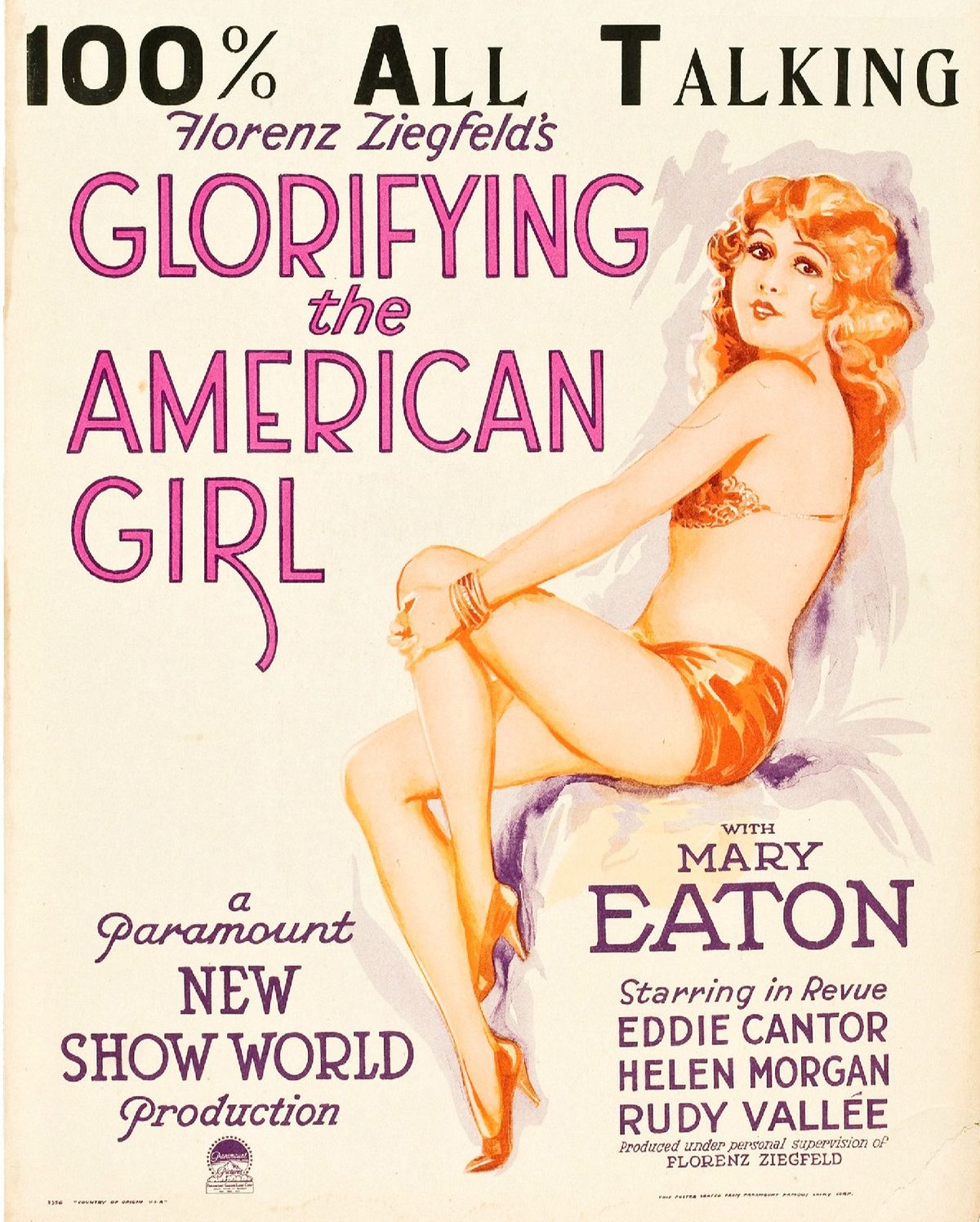 GLORIFYING THE AMERICAN GIRL (1929)