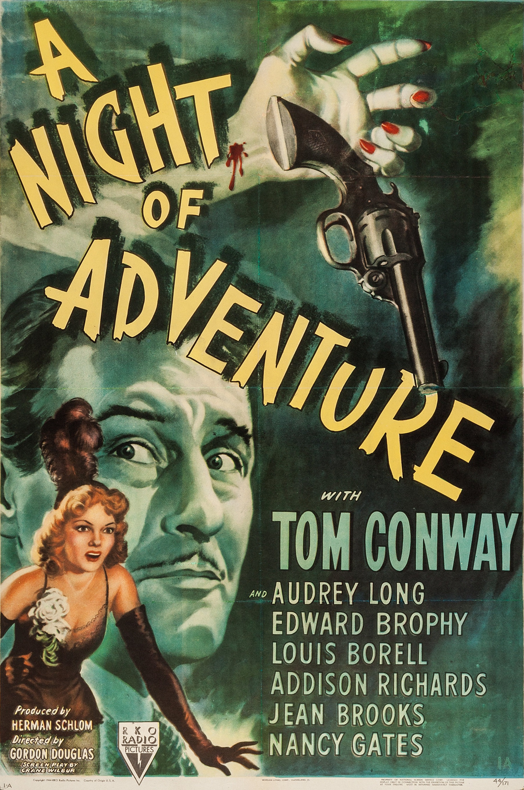 A NIGHT OF ADVENTURE (1944) - Click Image to Close