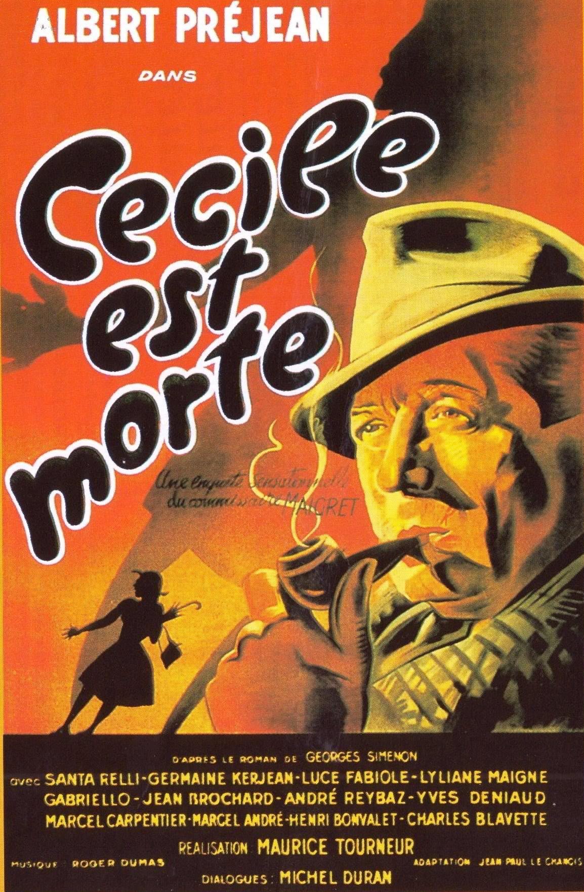 CECILE IS DEAD (1944) - Original title: Cécile est morte!