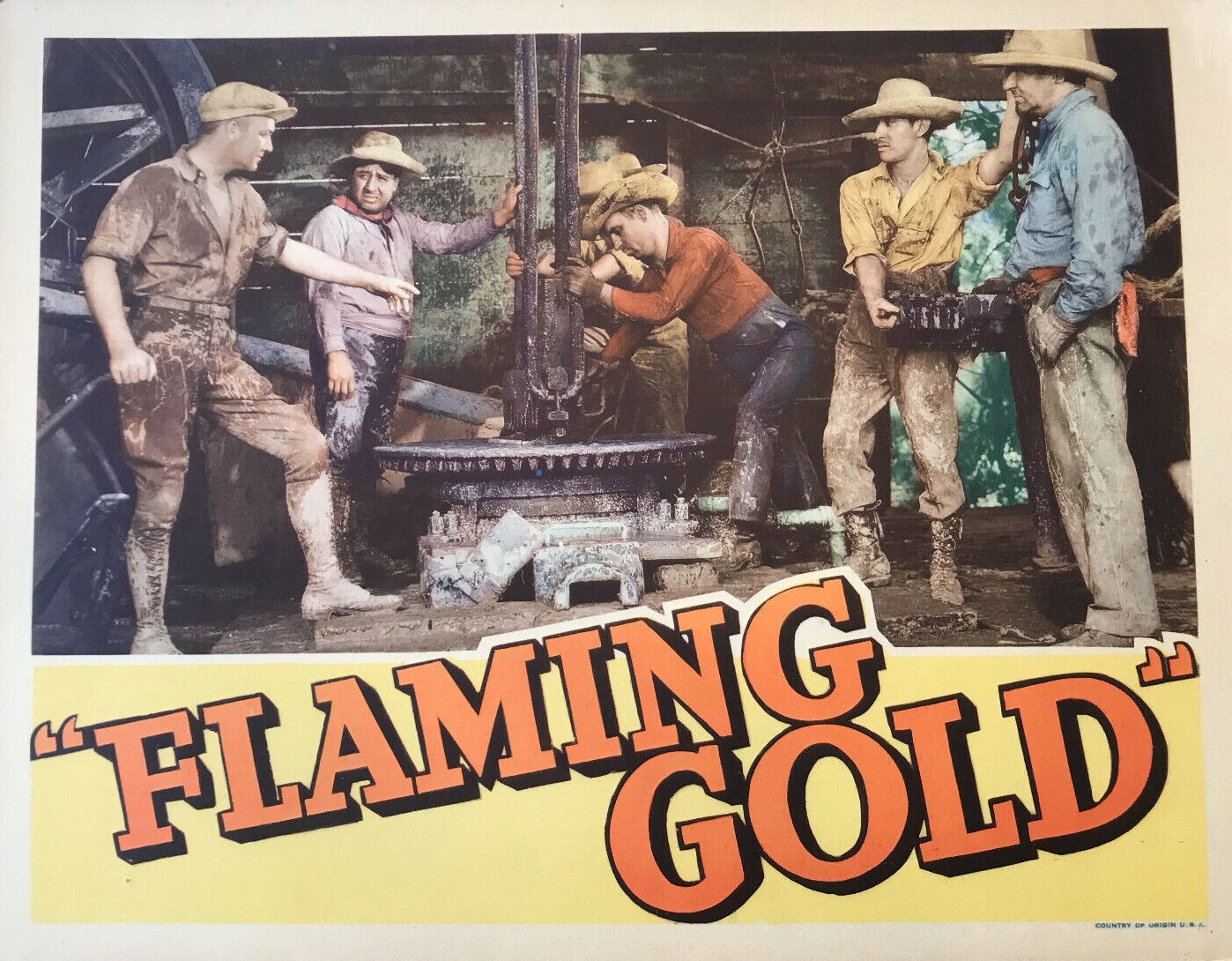 FLAMING GOLD (1932)