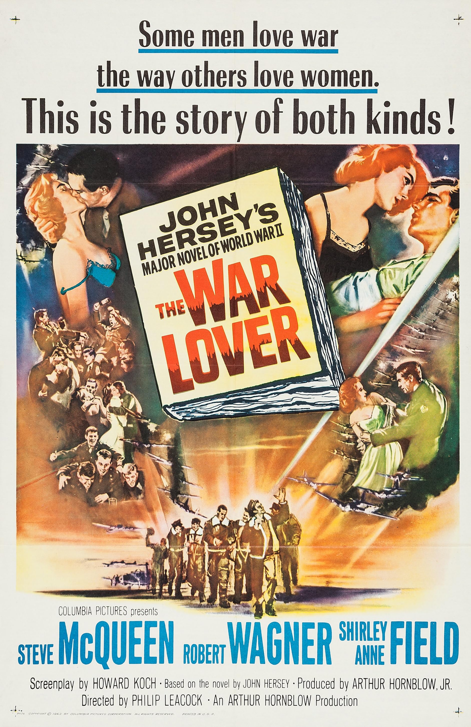 THE WAR LOVER (1962) - Click Image to Close