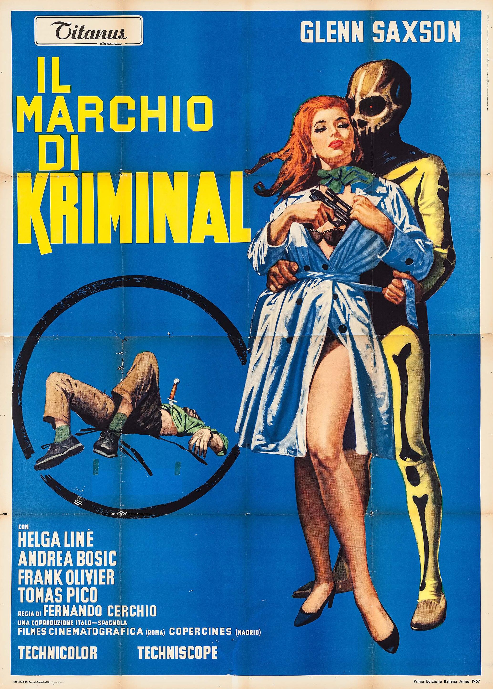 THE MARK OF KRIMINAL (1968) - Click Image to Close