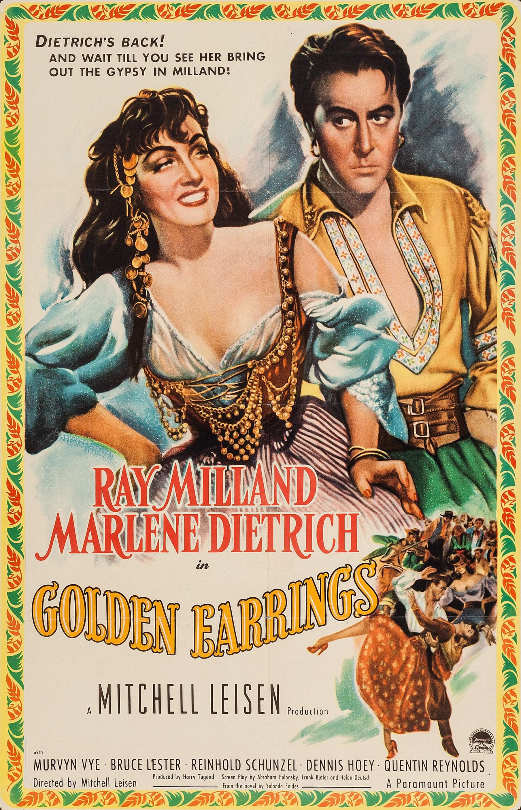 GOLDEN EARRINGS (1947) - Click Image to Close