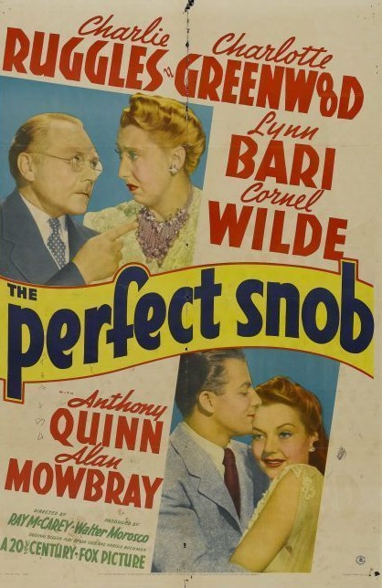 THE PERFECT SNOB (1941) - Click Image to Close