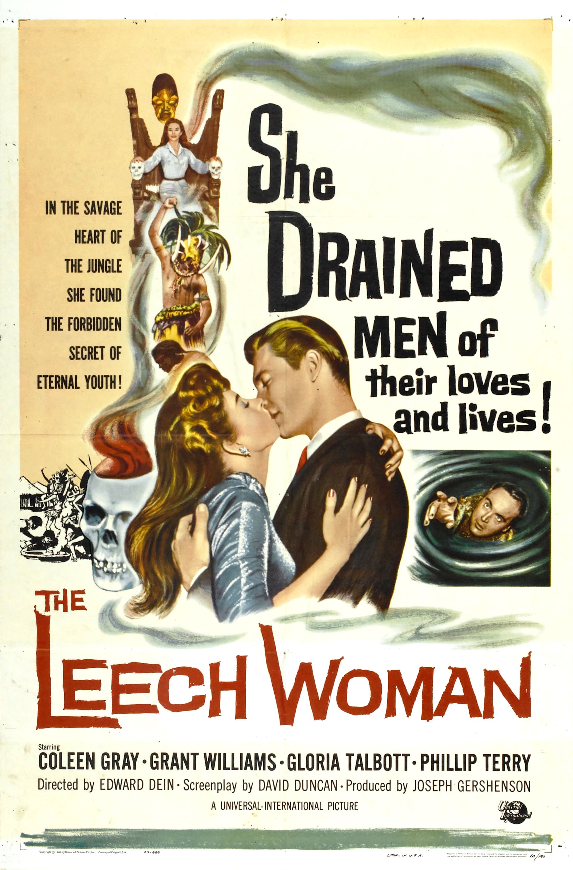 THE LEECH WOMAN (1960) - Click Image to Close