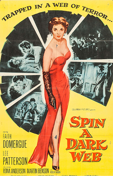 SPIN A DARK WEB (1956) - Click Image to Close